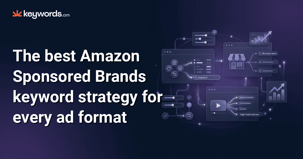 The best Amazon Sponsored Brands keyword strategy for every ad format (and why SP tactics don't work)