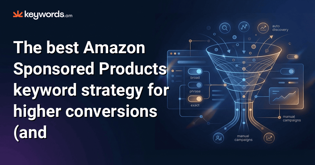 Best Amazon Sponsored Products keyword strategy for higher conversions in 2026 (and lower CPCs)