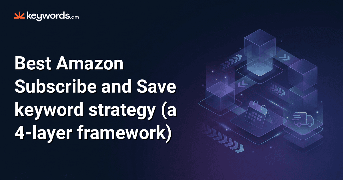 Best Amazon Subscribe and Save keyword strategy (a 4-layer framework)